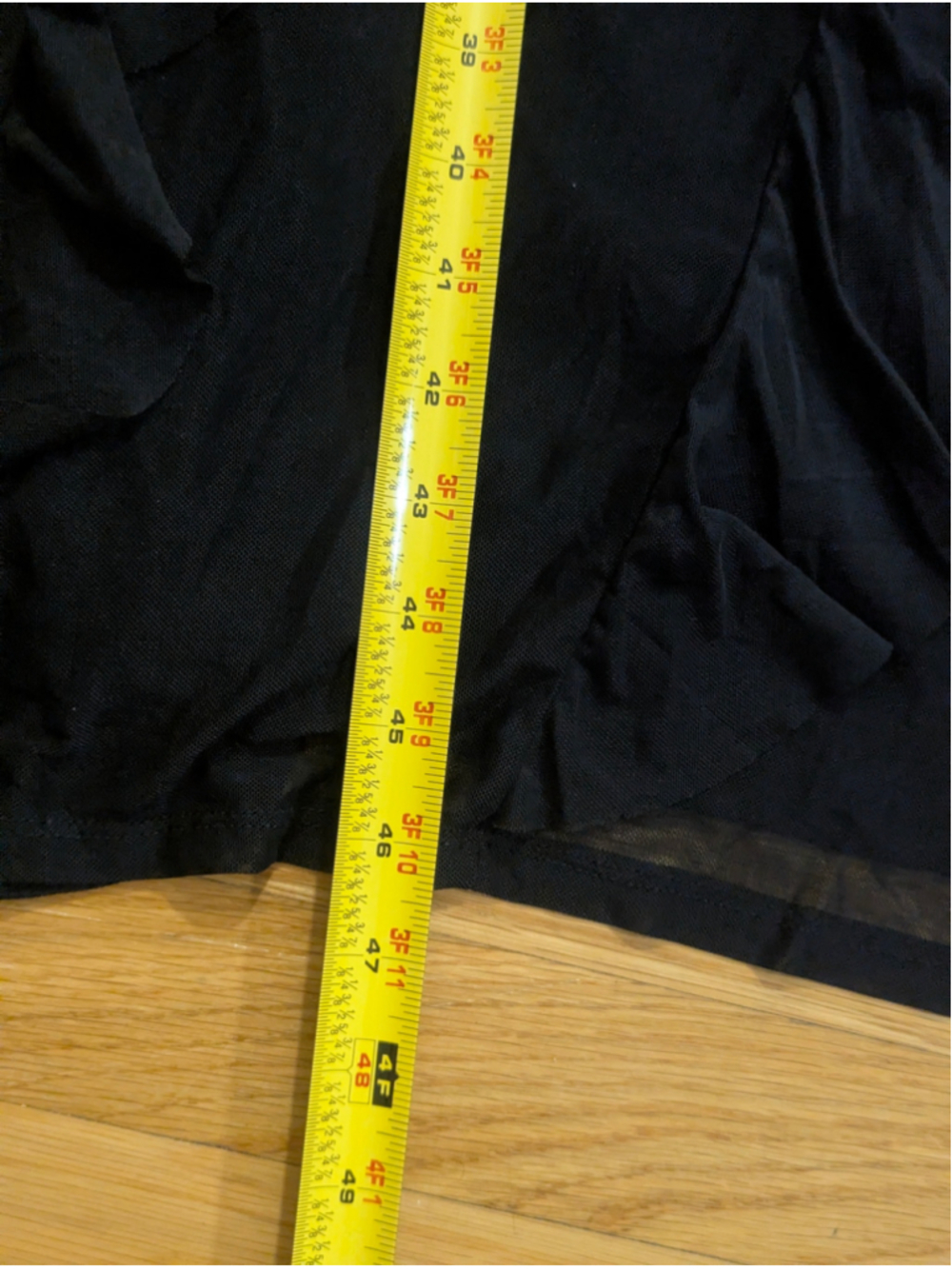 Sincerely Jules Black Ruffle Bodycon Maxi Dress XL - Picture 9 of 9